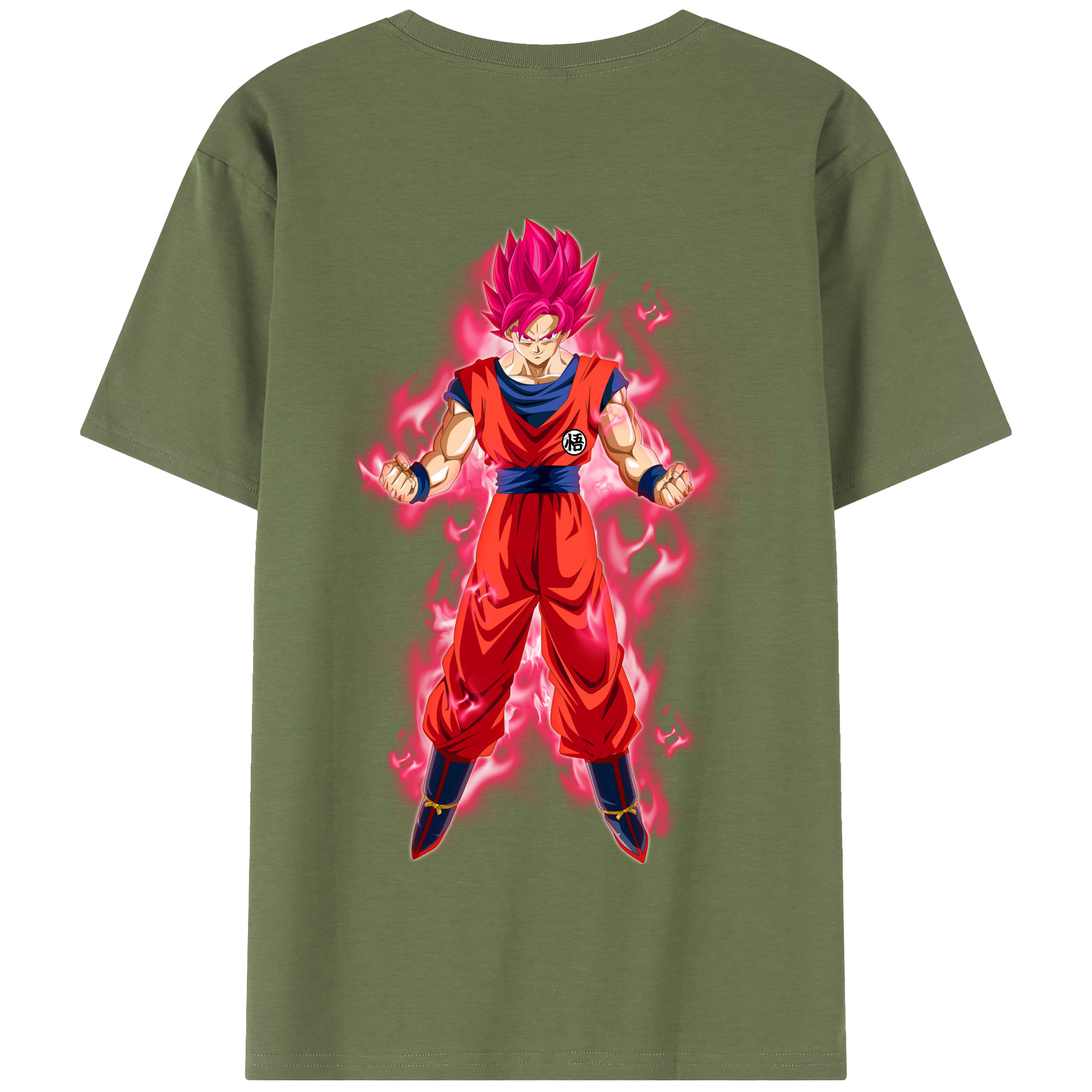 （画像用） ドラゴンボール 孫 悟飯（そんごはん）DRAGON BALL Son Gohan 綿100％半袖Tシャツ（背面プリント）